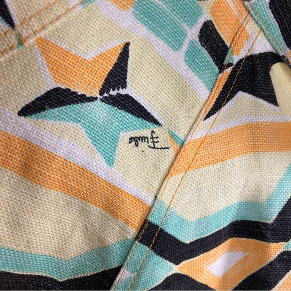 Emilio Pucci Blouse top extra small Peplum Snap up southwestern western vintage - Picture 8 of 12